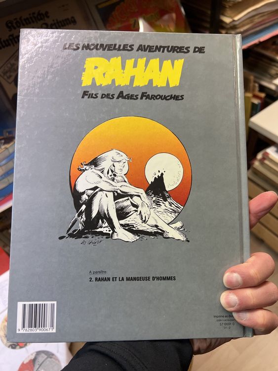 Dédicace: Rahan contre le temps, A. Chéret, Zeichnung, Kult (Gebraucht ...