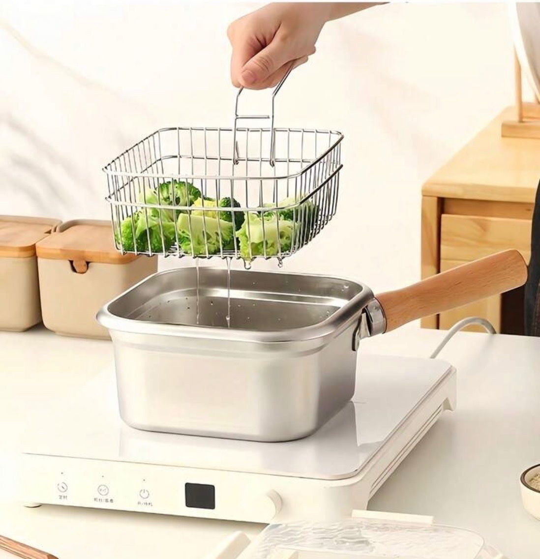 Casseroles: Set aus Edelstahltopf mit Korb – Neuf avec emballage d'origine à Emmenbrücke par ShopDirect 1