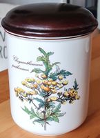 Villeroy & Boch Keramikdose mit Holzdeckel🌼Kräuterdo