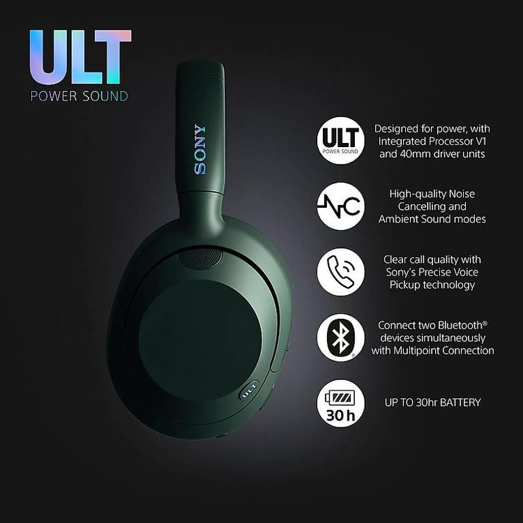 Sony Kopfhörer: SONY ULT WEAR, Over-ear Casque Bluetooth réducteur de bruit – Neu und originalverpackt aus Lovens von Danybar 1