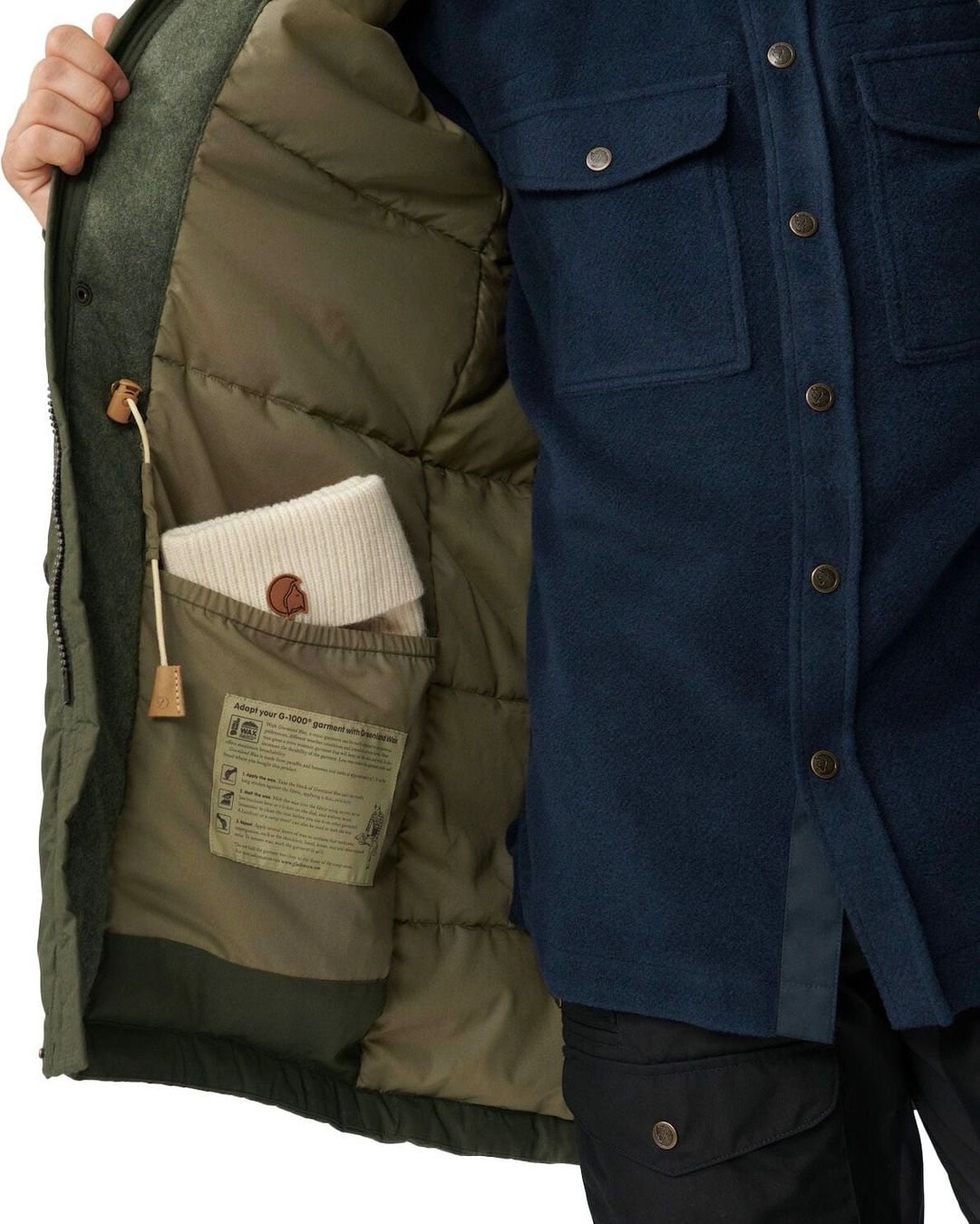 Fjällräven Jacken: Fjällräven Singi Wool Padded Parka M Deep Forest Gr.L Herren – Neu und originalverpackt aus Basel von Seifehuesli 6