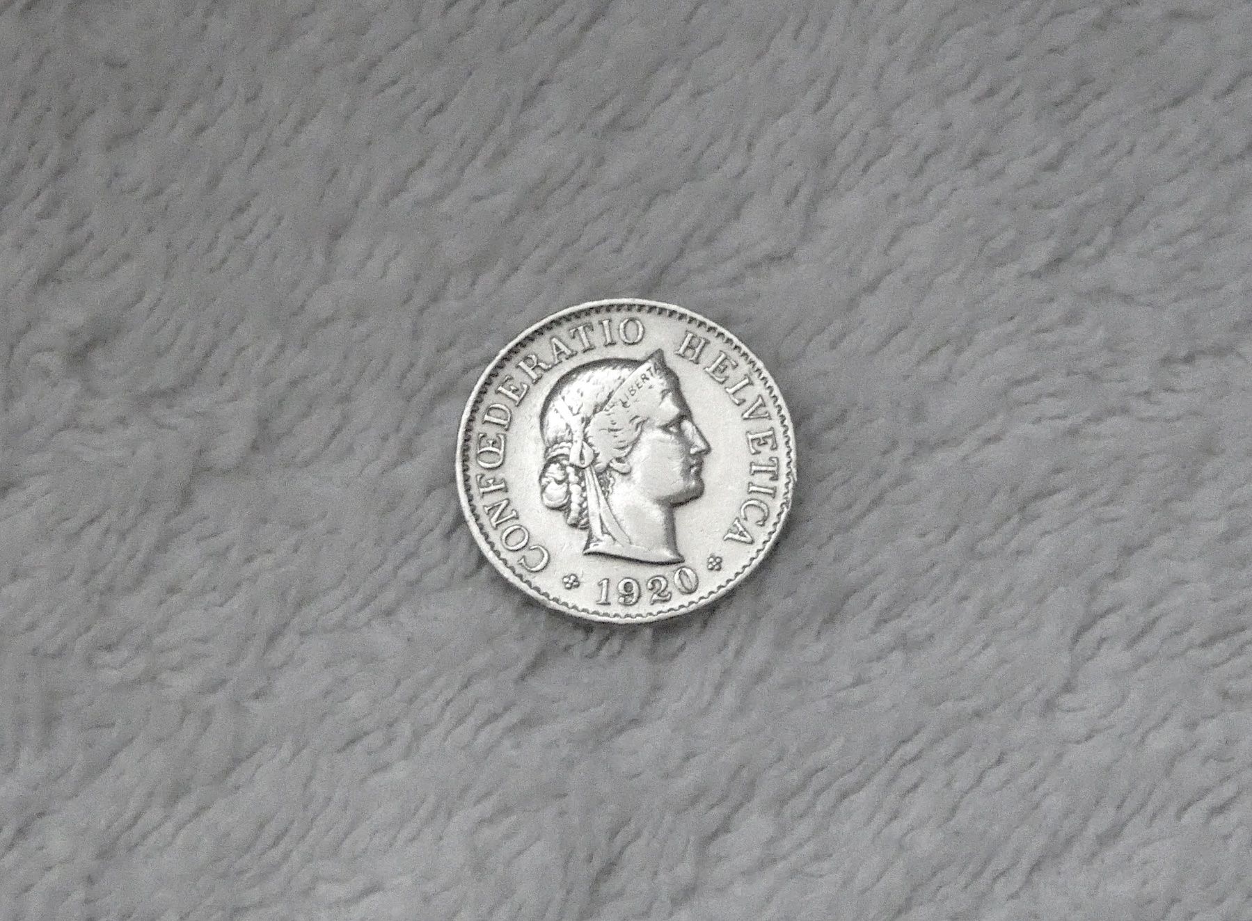 Tutti le monete: 5 centimes/Rappen 1920 – Usato da Nyon venduto da Ilmi09