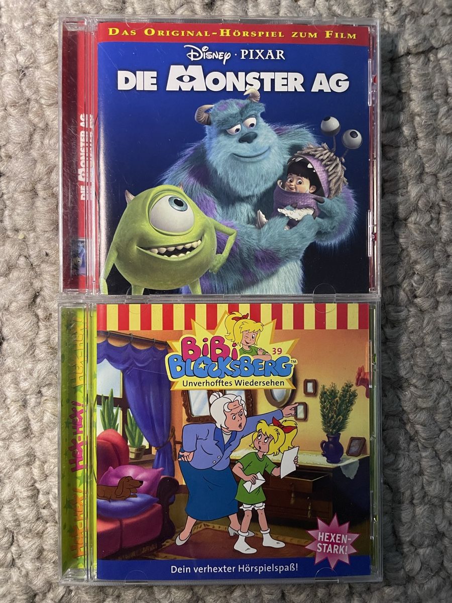 CDs: Die Monster AG + Bibi Blocksberg – Neu (gemäss Beschreibung) aus Reinach AG von trigger7811