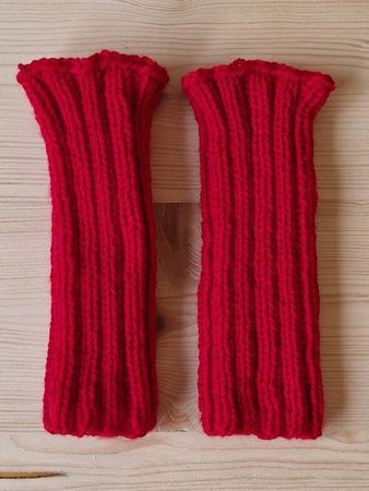 Mittli / Pulswärmer neu, rot