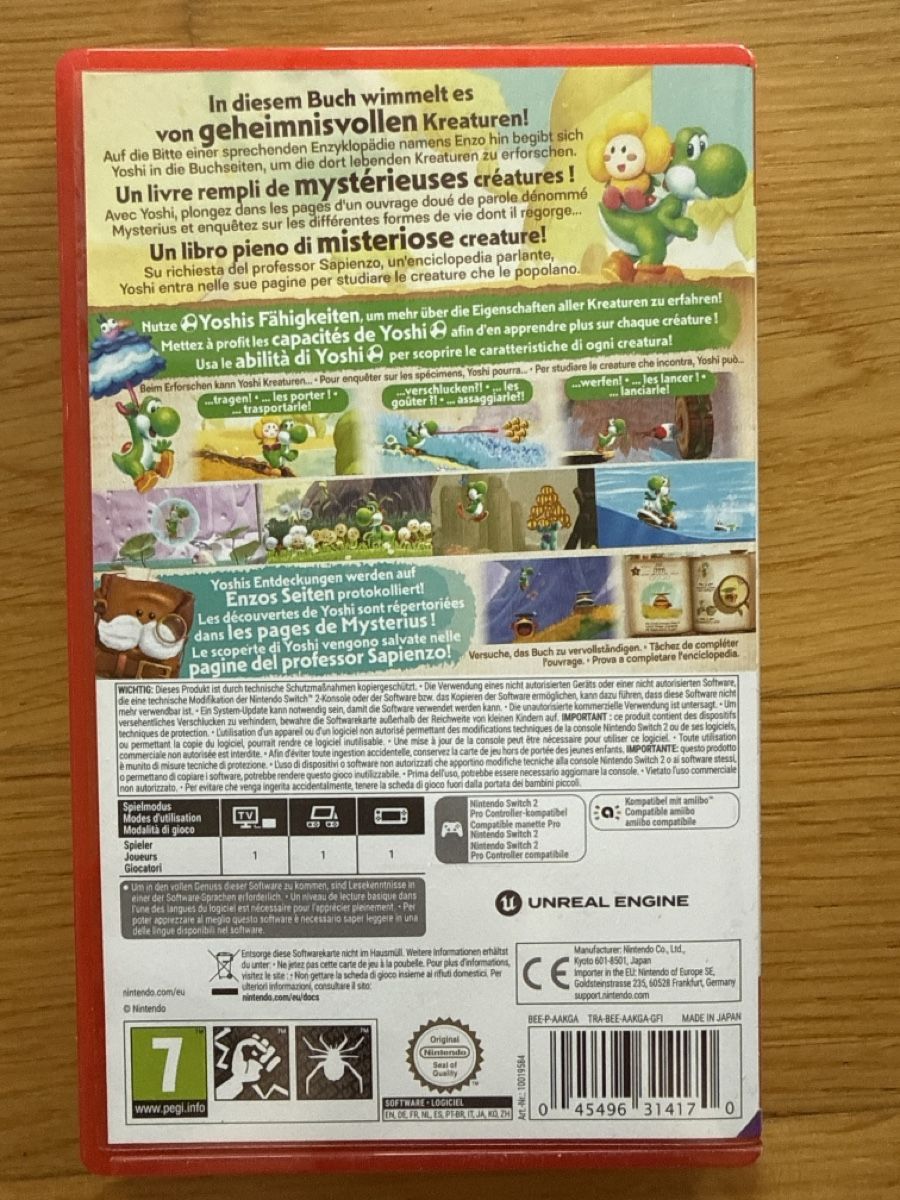 Nintendo Giochi: Nintendo Switch Yoshi's Mysterious Book – Usato da Liestal venduto da trackspot 1