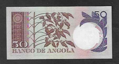 Banconote: Angola  50 Escudos  1973  Ungebraucht  99 % – Nuovo (secondo la descrizione) da Gordola venduto da coinsandnotes 1