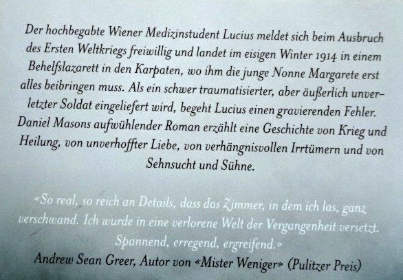 Bücher: Der Wintersoldat, Roman von Daniel Mason – Gebraucht aus Wetzikon ZH von strubeli024 1