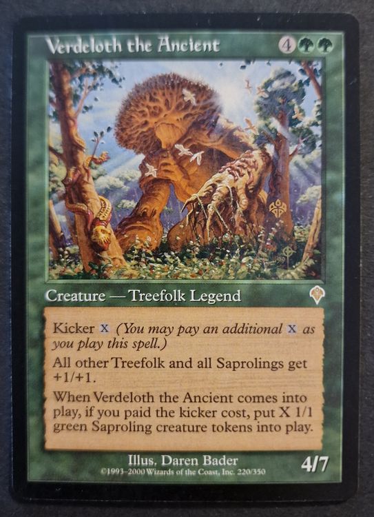 Magic: The Gathering - Verdeloth L'Antico (Verdeloth The Ancient) - Carta Singola Rara Dal Set Invasion (INV)