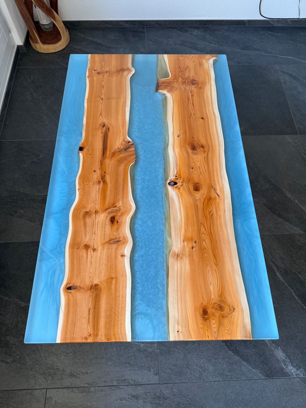 Tavoli: Handgemachter Epoxdharz Couchtisch – Nuovo e nell'imballaggio originale da amriswil venduto da danihgt 4