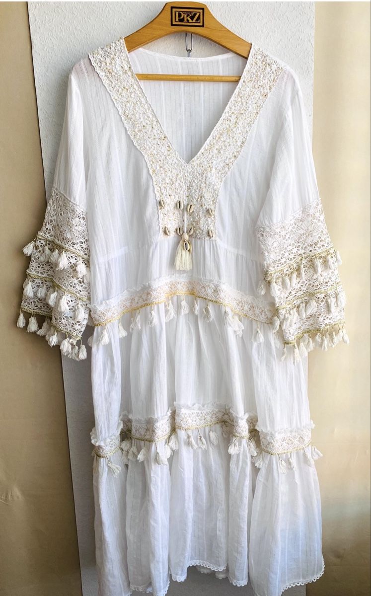 Kleider: 💯Baumwolle Boho-Kleid Gr.S/M – Gebraucht aus Affoltern am Albis von Elenaki67 1