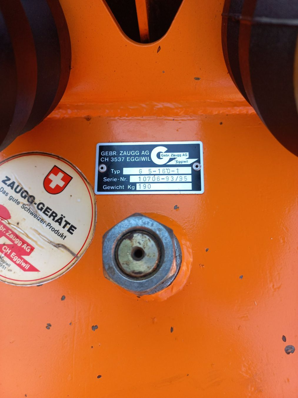 Zaugg Schneeräumung: Schneepflug Zaugg G5 160cm – Gebraucht aus Rothenfluh von mazu00 6