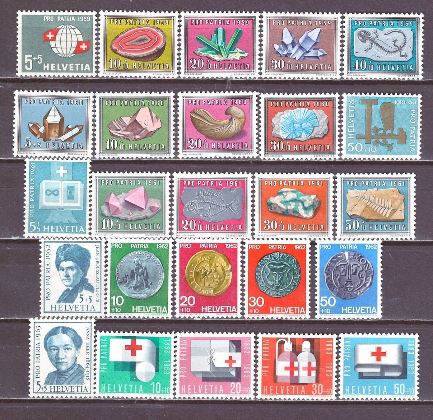 Tutti i francobolli: PRO PATRIA SAMMLUNG POSTFRISCH – Nuovo (secondo la descrizione) da Dübendorf venduto da Piero2 2