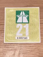 Autobahnvignette 2021 Kleber Kind Sticker