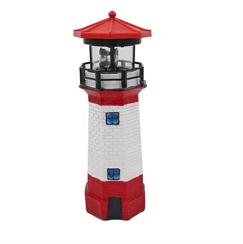 Tutte le decorazioni: Solar Leuchtturm mit rotierendem Reflektor – Nuovo e nell'imballaggio originale da Diepoldsau venduto da preisparadies-ch 1