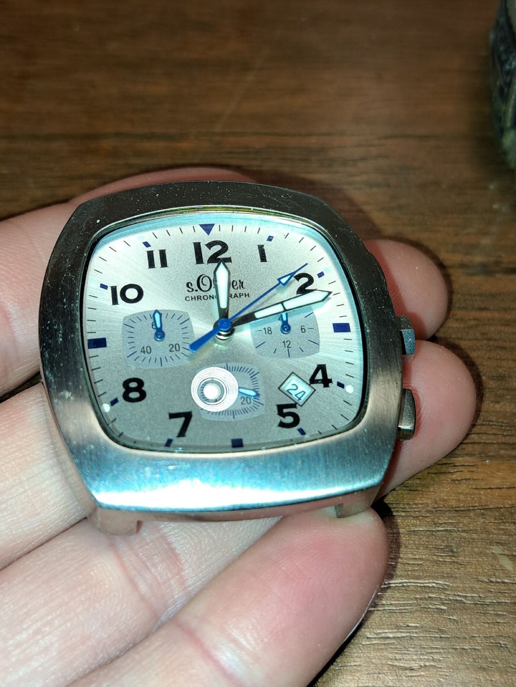 S.Oliver Orologi: S.Oliver Chronograph Herrenuhr, Edelstahl - – Usato da Kölliken venduto da Upcycling-by-Mc-TAM 3