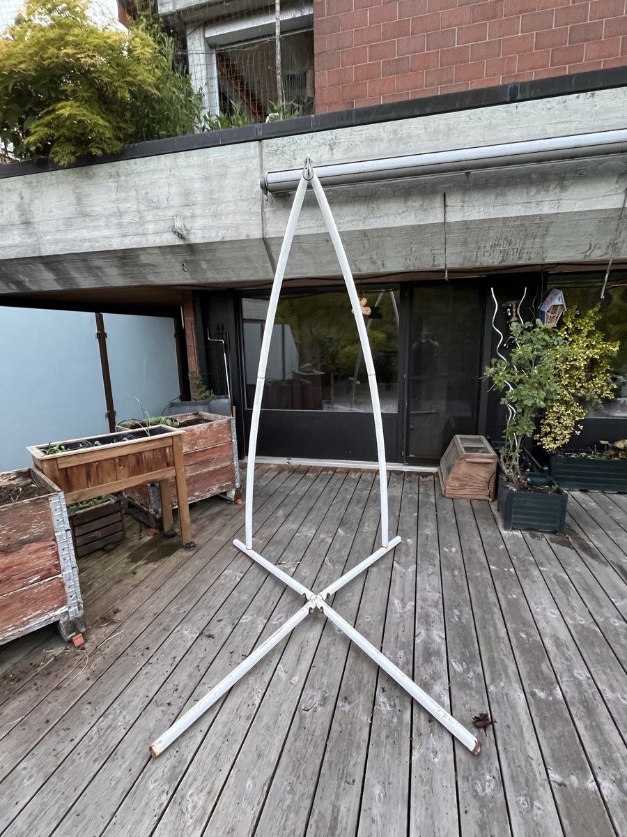 Poltrone pensili da giardino: Hängesessel Gestell, Metall – Usato da Bern venduto da Sonia-Bern 2