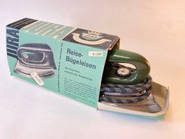 Vintage Selten Jura Reise-Bügeleisen 110-220 Volt, Typ 1284