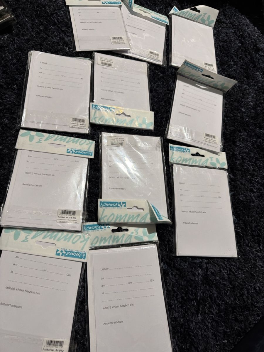Cartoline: 55 Cartes d’invitation.  – Usato da Hittnau venduto da Pat_yl7f 2