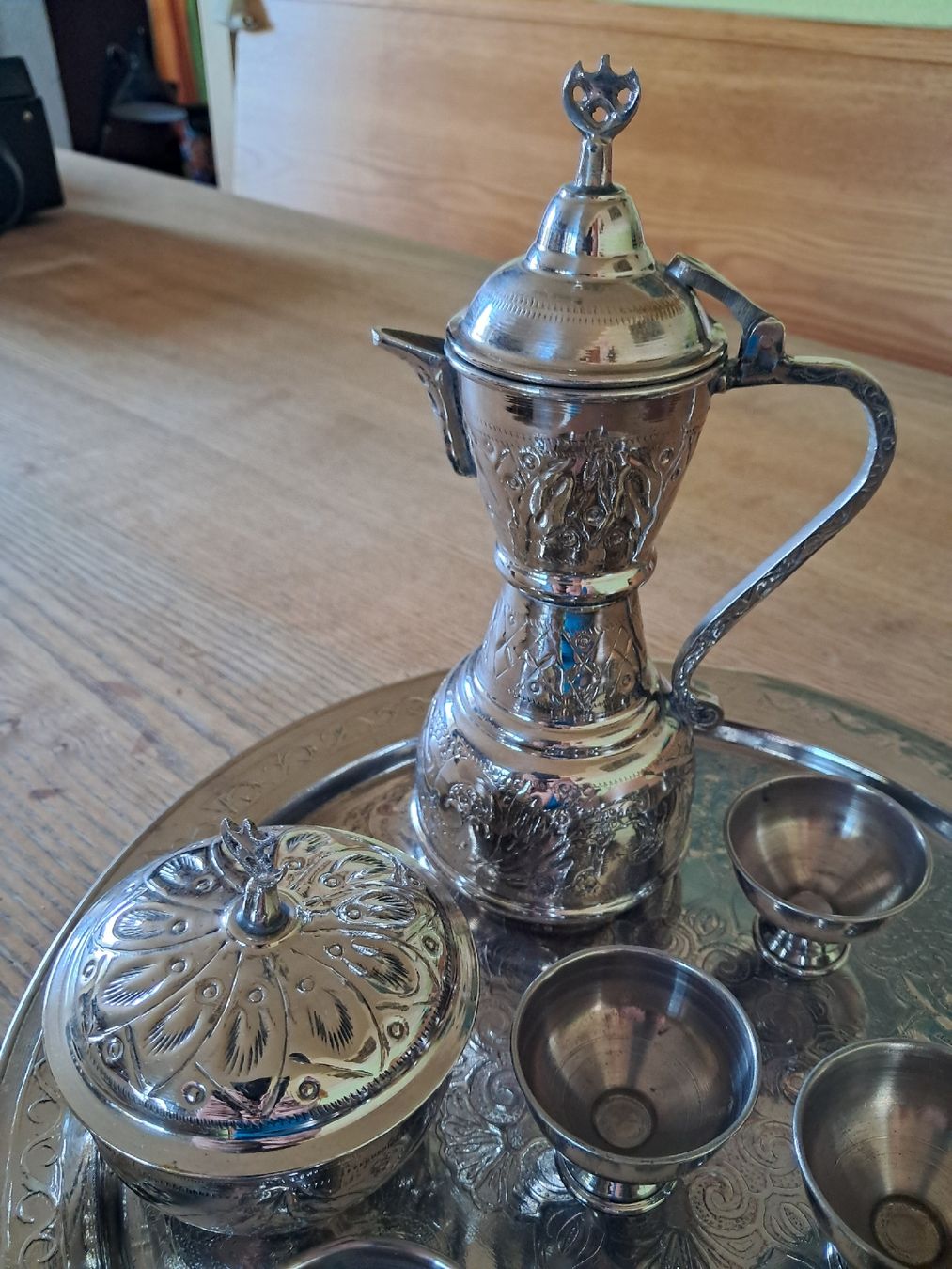 Services de table: Versilbertes Mocca-Service Set, oder Zamzam Set – D'occasion à Adlikon b. Andelfingen par Kraemse 2