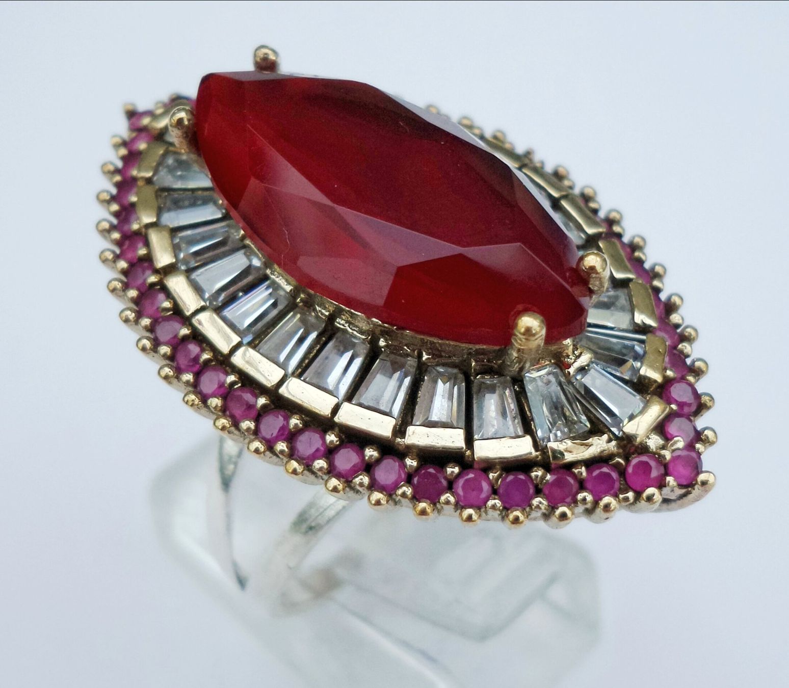 Ringe: Ring grosser roter Rubin Grösse 59 – Neu (gemäss Beschreibung) aus Zürich von ben_mn5h