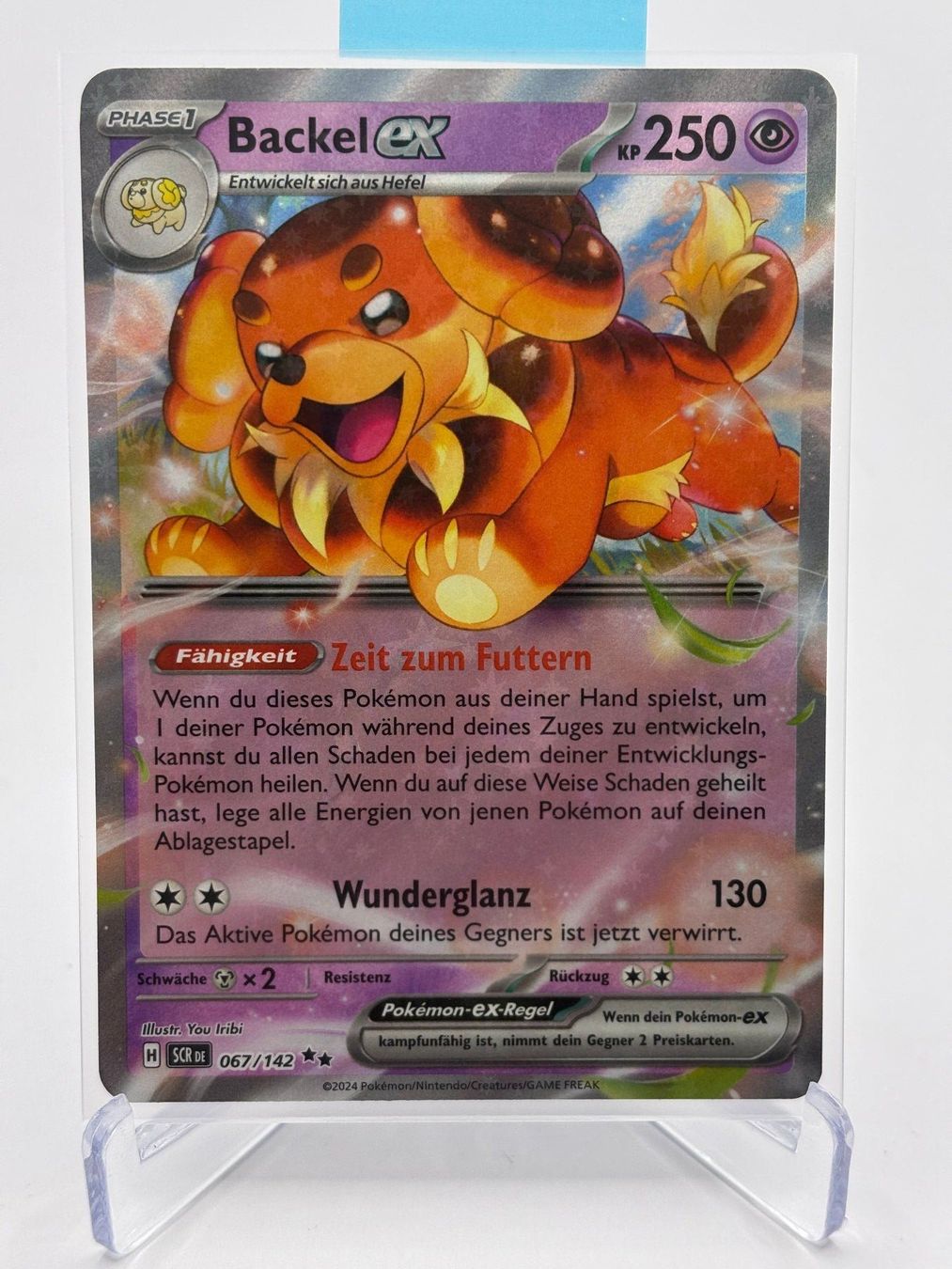 Pokémon Carte collezionabili: Stellarkrone - Backel ex  (SCR 67) - DE – Nuovo (secondo la descrizione) da Allschwil venduto da Bullach