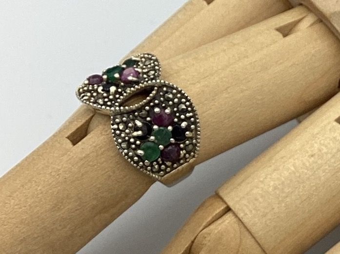 Ringe: Bague argent, pierres semi précieuses – Gebraucht aus Agiez von Beve15 2