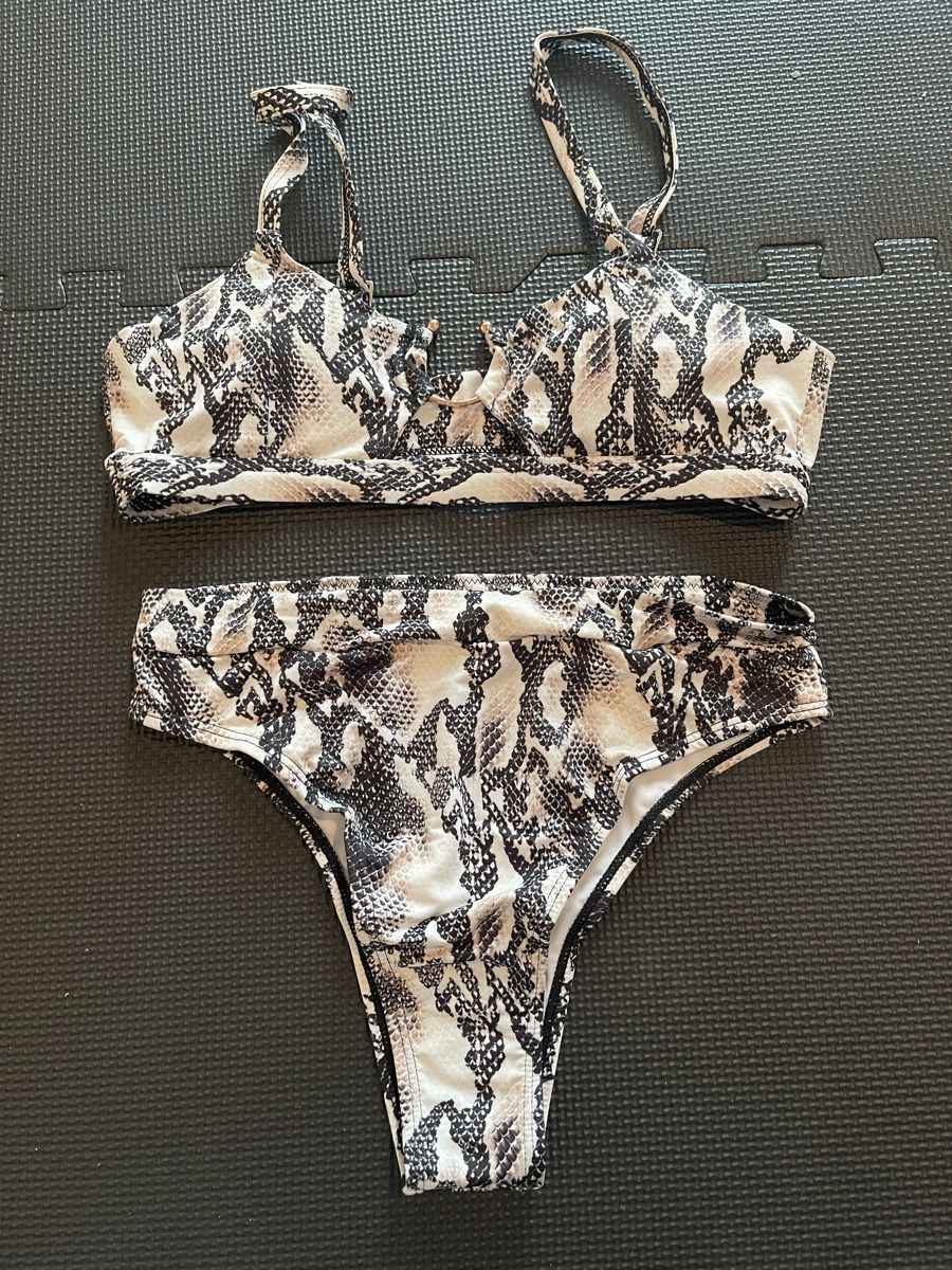 Costumi da bagno & Bikini: Neues Bikini Gr S mit Schlangenmuster – Nuovo e nell'imballaggio originale da Bassersdorf venduto da Sandy456 2