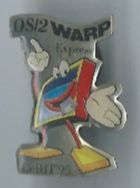 OS/2 Warp Pin/ - Rarität aus den 90er!