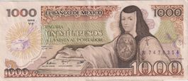Mexico: Banknote 1000 Pesos