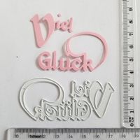 Stanzformen "Viel Glück"