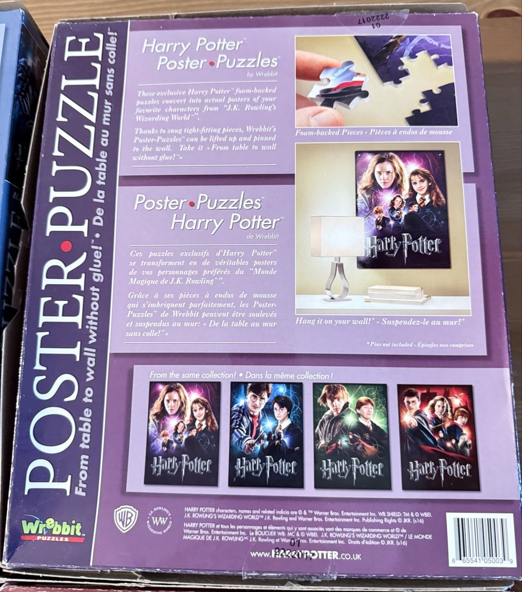 Puzzle: Harry Potter Puzzle 500 Teile - 4er Set – Usato da Luzern venduto da Mytigger 2