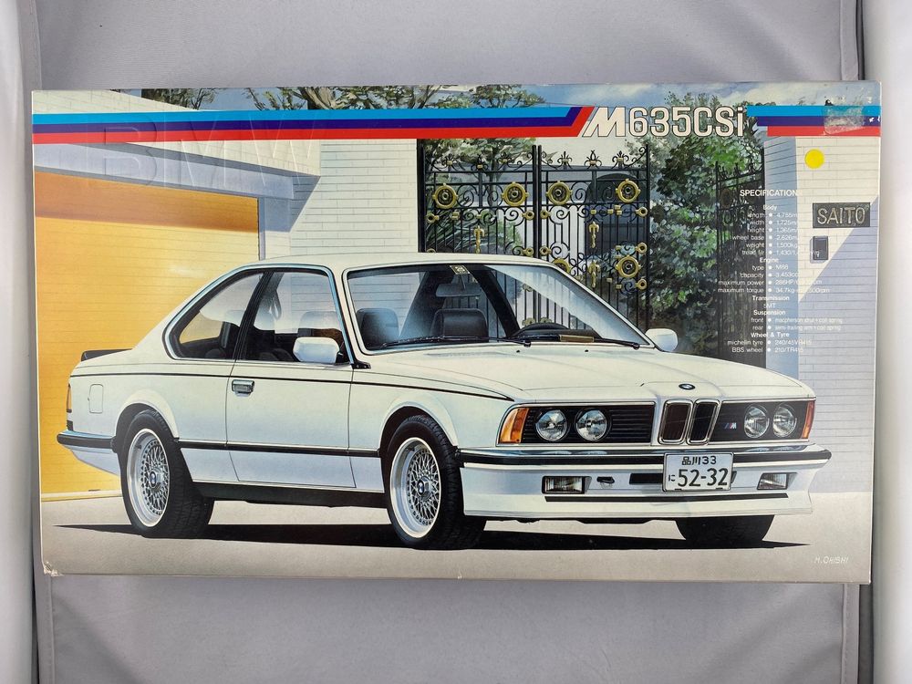 Fujimi 1/24 Bausatz, BMW M635CSI | Acheter sur Ricardo