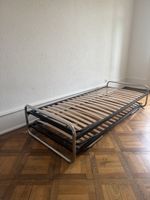 2x Vintage 1970er Metallbetten Stil Embru Roth