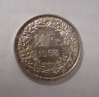 1/2 Franken Silber 1965