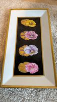 Handbemalte Deko Platte  mit Blumenmotiv Handbemalt