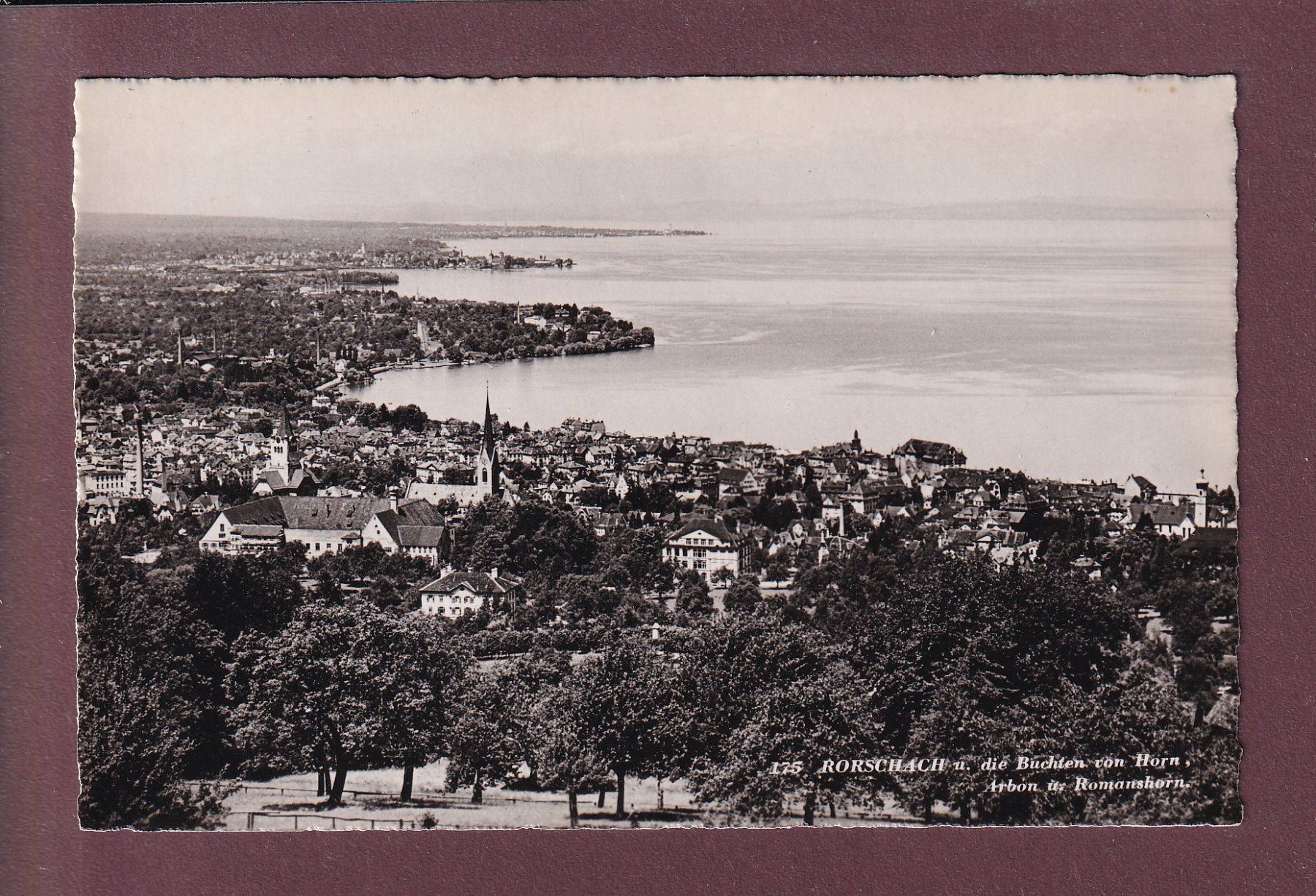 Cartoline postali: RORSCHACH - Arbon - Romanshorn – Usato da Pully venduto da nicecards
