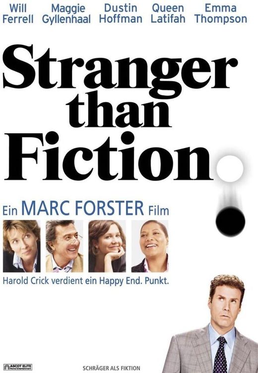 Stranger than Fiction (Marc Forster Film) vergriffene DVD (Gebraucht ...