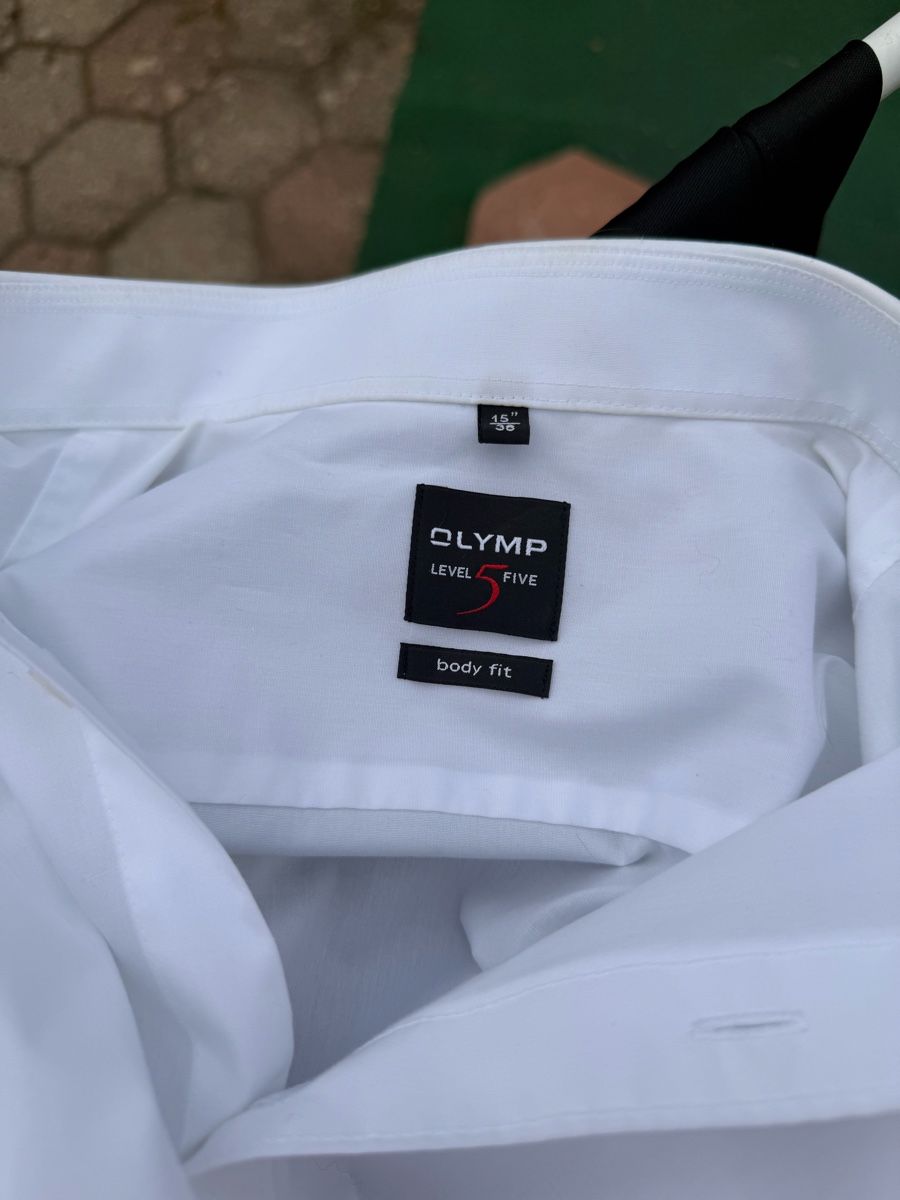 Camicie: Olymp Hemd weiss Body Fit – Usato da Weinfelden venduto da cha_kx8p 2