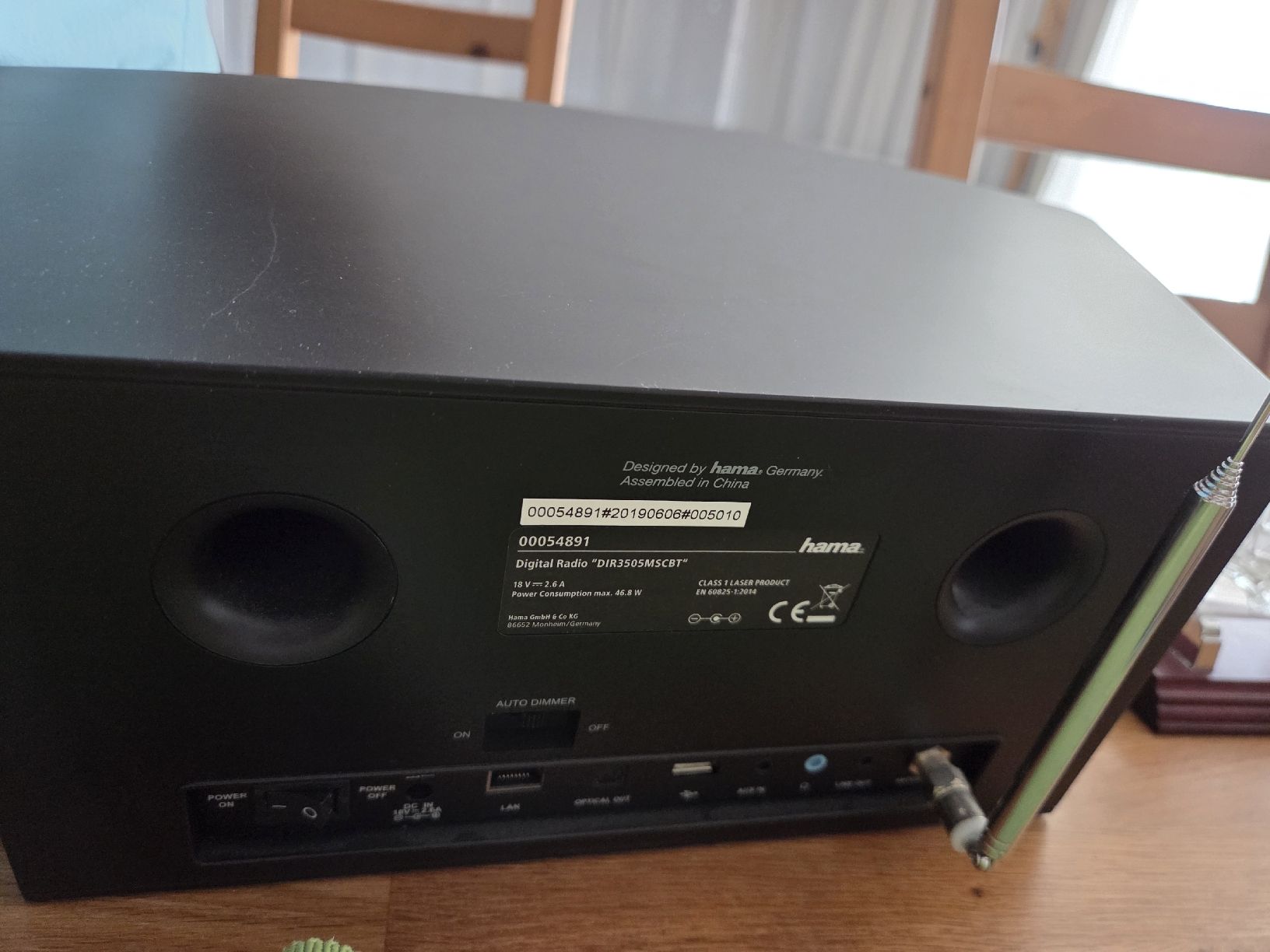 Hama Radio: Hama Digitalradio DIR3150MSBT Schwarz gebraucht – Nuovo (secondo la descrizione) da Holderbank AG venduto da philu67 1
