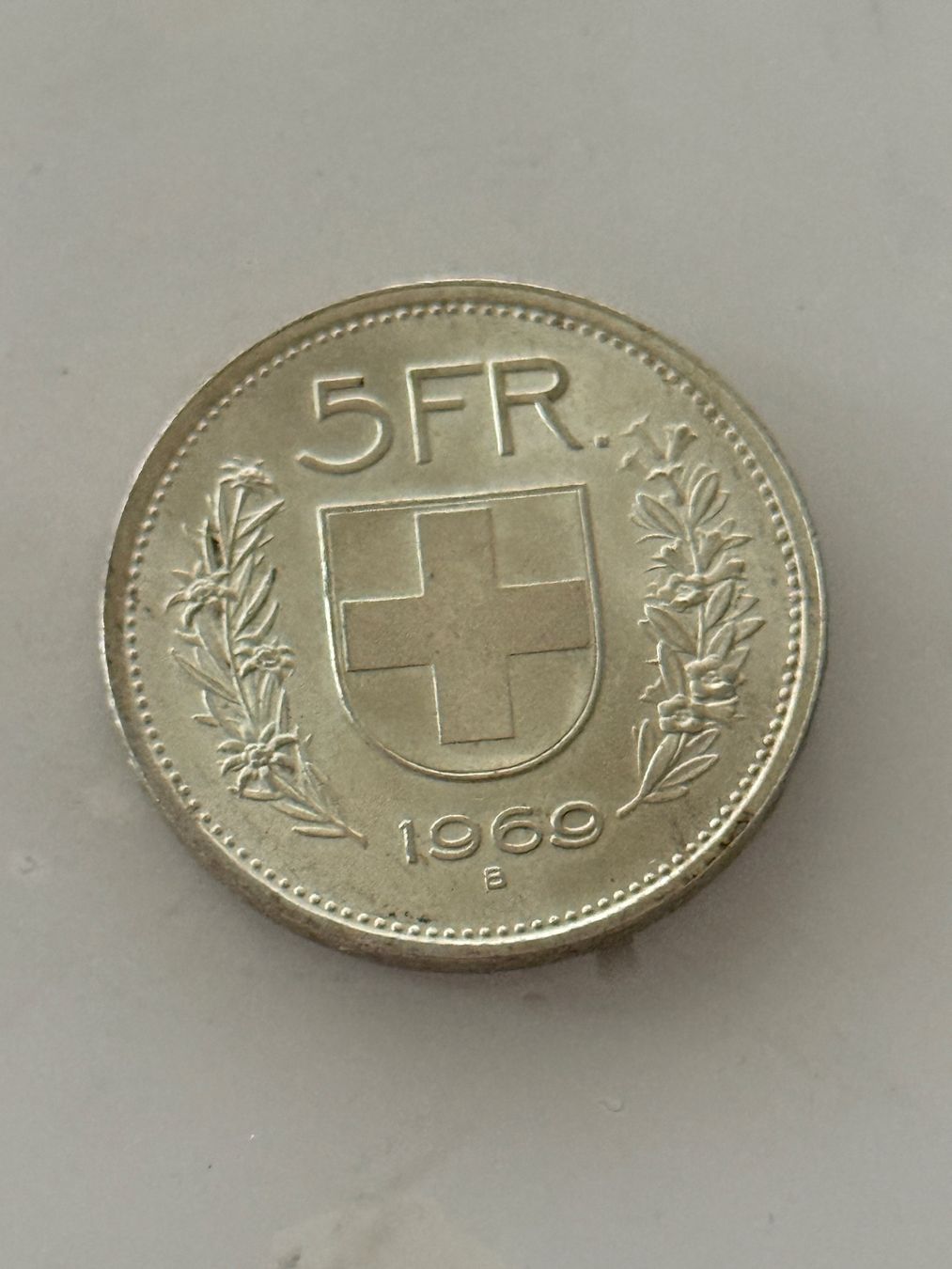 Alle Münzen: 5 Franken 1969  Silber – Gebraucht aus Wallisellen von SWISS_SILVER1