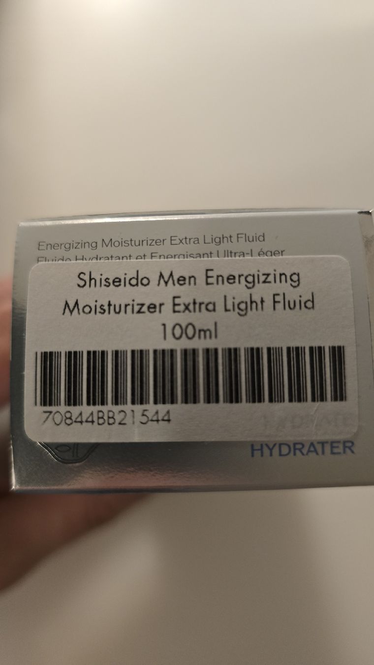 Shiseido Cura del viso: SHISEIDO MEN - ENERGIZING MOISTURER - EXTRA LIGHT FLUID – Nuovo e nell'imballaggio originale da Zürich venduto da Parsa 2