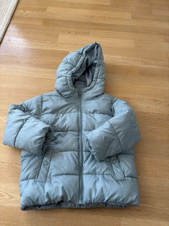 Winterjacke Mango mit Kapuz mint 116 wie Neu