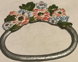 Blumen aus Zinn bemalt