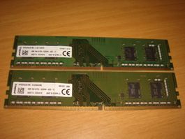2 Stück 8gb ddr4 3200. Details siehe Bildern.