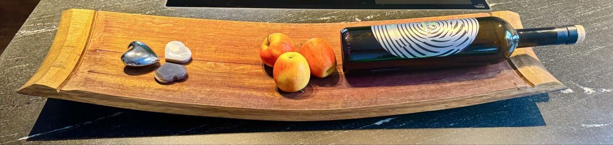 Piatti di portata: Wein Apéroschale aus Eichenholz-Fassdauben, Schale – Nuovo (secondo la descrizione) da Seon venduto da Sammler6