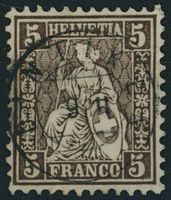 AG Dintiken - Zwergstempel Voll - Sitzende Helvetia