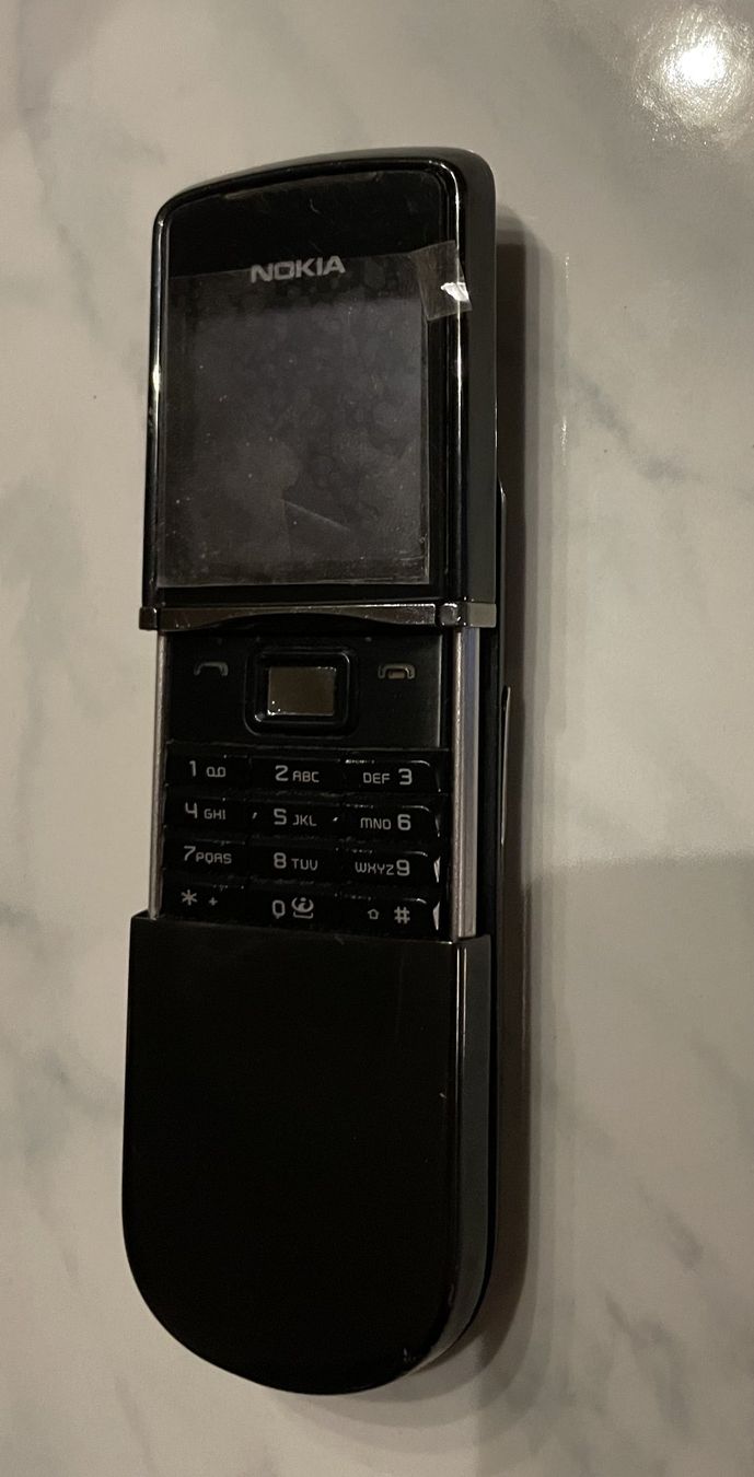 Nokia 8800 Sirocco Black RM 165 Made in Germany Selten (Gebraucht) in ...