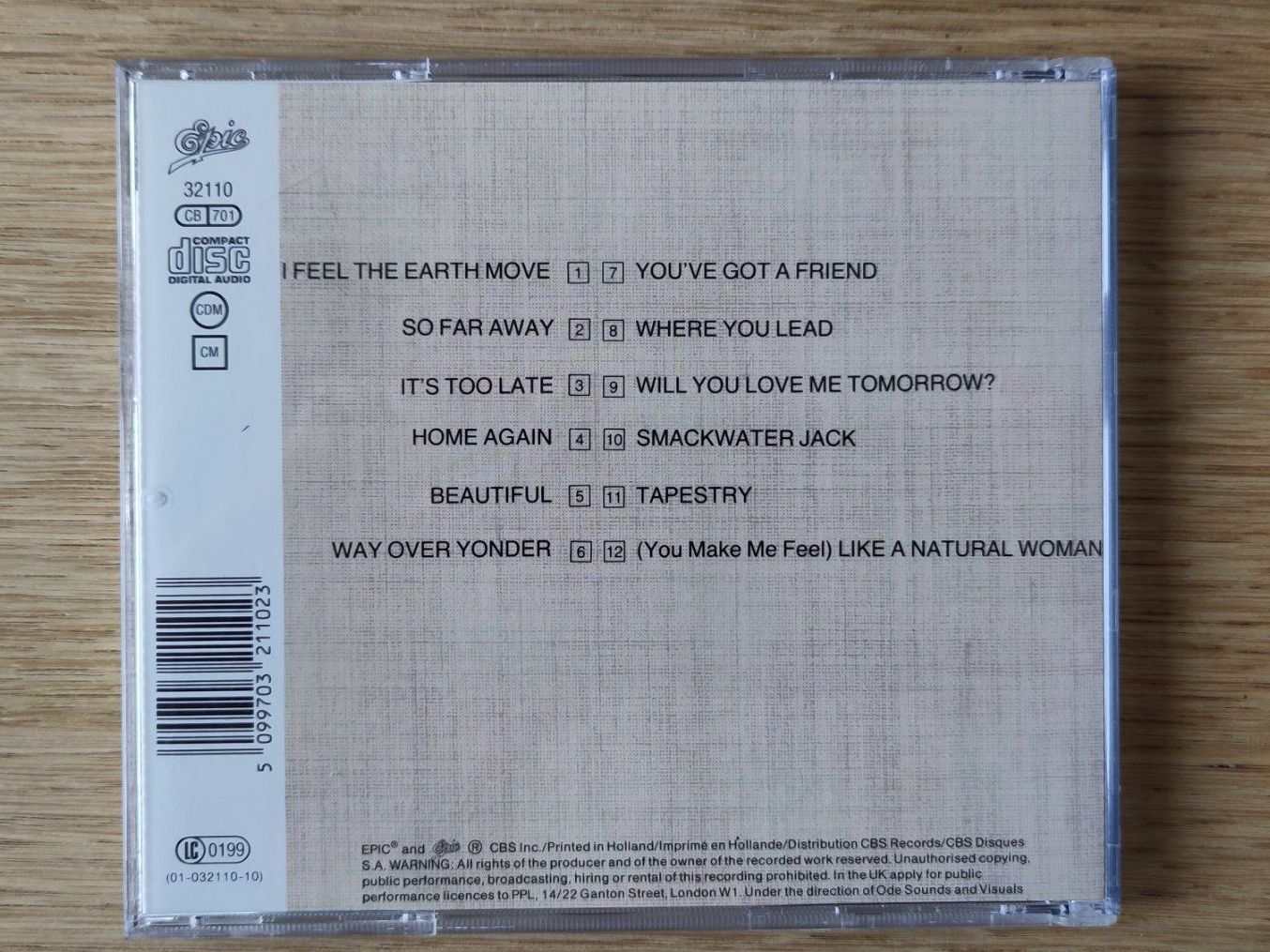 CD: Carole King - Tapestry – Usato da Birmensdorf ZH venduto da crabalocker67 1