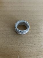 Ring Silber 925 Mesh Look Größe 54 - 56