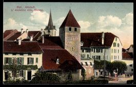 AK Biel, Altstadt, Teilansicht mit Türmen